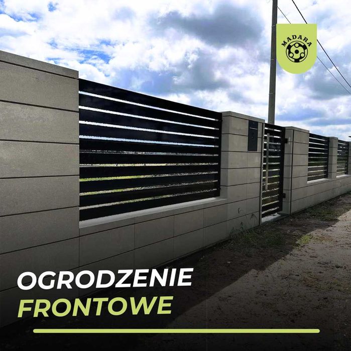 ogrodzenie modułowe, ogrodzenia z bloczków, murowane, łupane