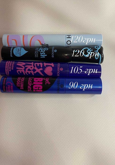 Чорна туш водостійка для вій