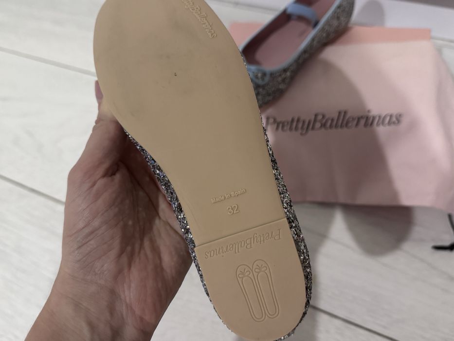 Продам нові балетки з глітером PrettyBallerinas