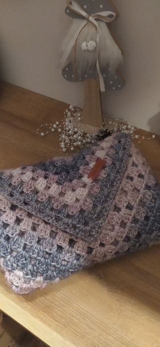 Chusta handmade zrobiona na szydełku