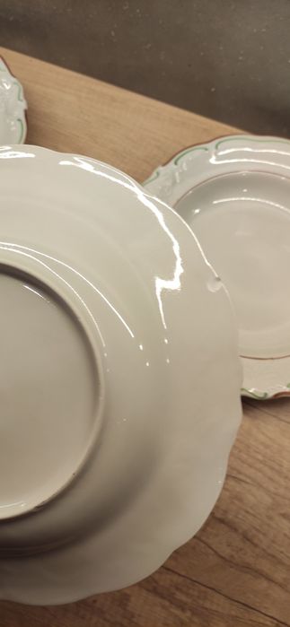 Talerze obiadowe Wałbrzych PRL