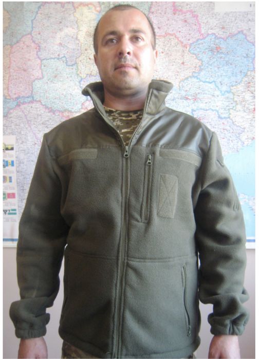 Куртка - кофта флісова тактична олива / хакі