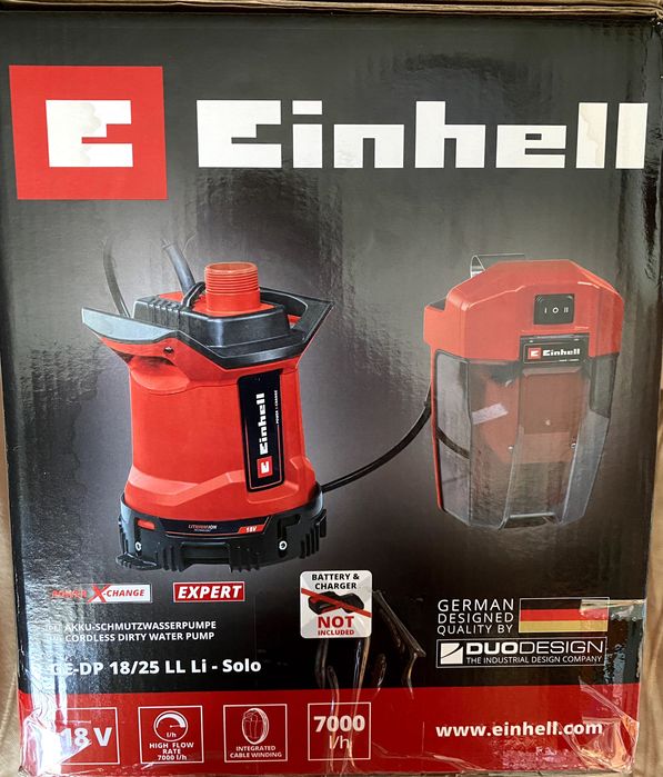 Bomba de água Einhell GE-DP 18/25 LL Li - Solo (Nova)