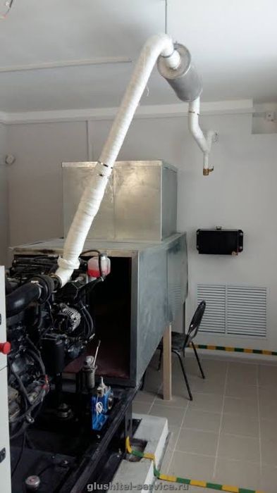 Вытяжные трубы для генератора