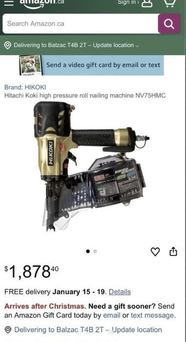 Gwoździarka Hikoki NV 65HMC Gwarancja do 28.11.2027