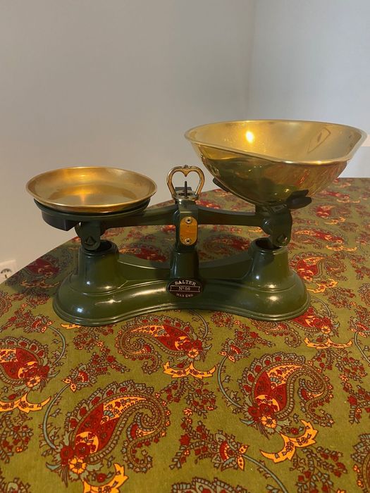 Balança de mercearia inglesa