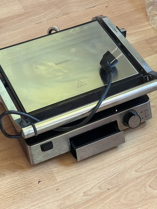 Grill kontaktowy SilverCrest 2000W stal nierdzewna | Opiekacz | Pudełko