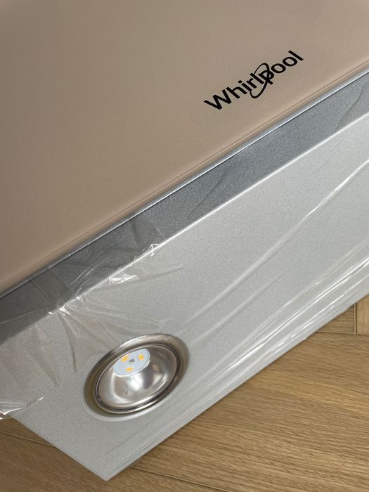 Nowy okap Whirlpool WHVP 62FLT SD - kominowy, LED, 60 cm