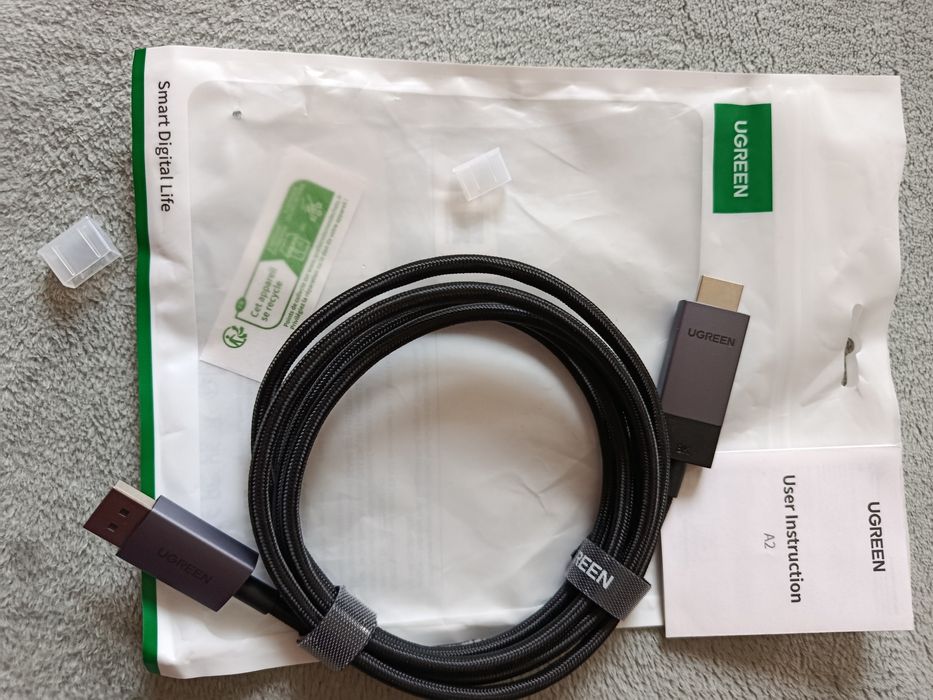 Кабель UGREEN DP125 DisplayPort to HDMI