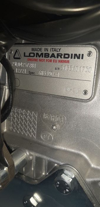 Однофазний дизель генератор 8-10кВт/230В Ламбардіні - Італія