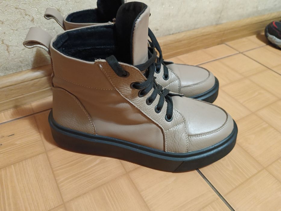 Демісезон ботінки шкіряні