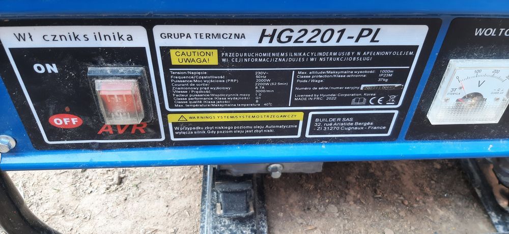 Generator HG2201-PL