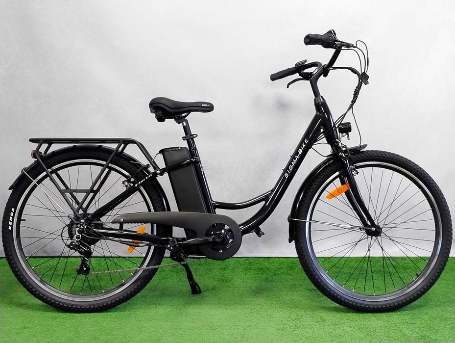 Rower elektryczny miejski Sigma 26" rama alum. 18" 3 TRYBY 90KM