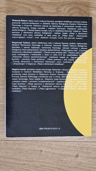 Diagnostyka w kinezyterapii i masażu – Walaszek, Kasperczyk, Magiera (Biosport, 2007)