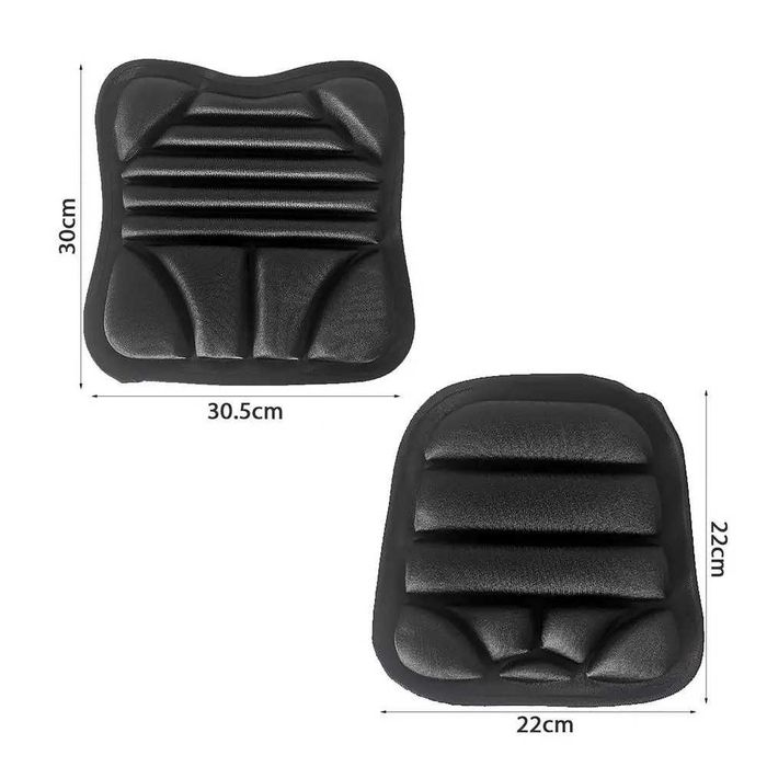 Conjunto 2 Almofadas Banco de Moto - Espuma Respirável Anti-Choque