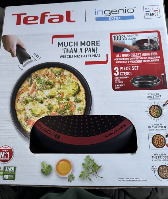 Patelnia tefal ingenio extra.okazja!!!