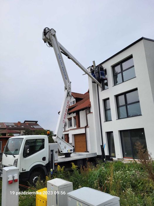 usługi podnośnikiem koszowym Podnośnik koszowy