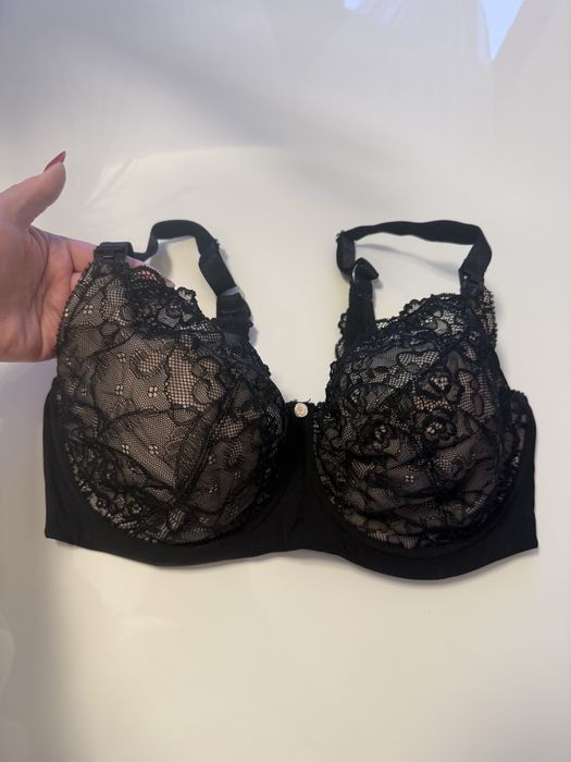 Biustonosz do karmienia Hotmilk Temptation 80G czarny z fiszbinami