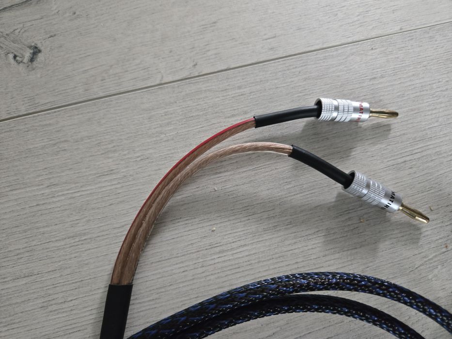 Kable głośnikowe 2x2m grubość 2x4mm