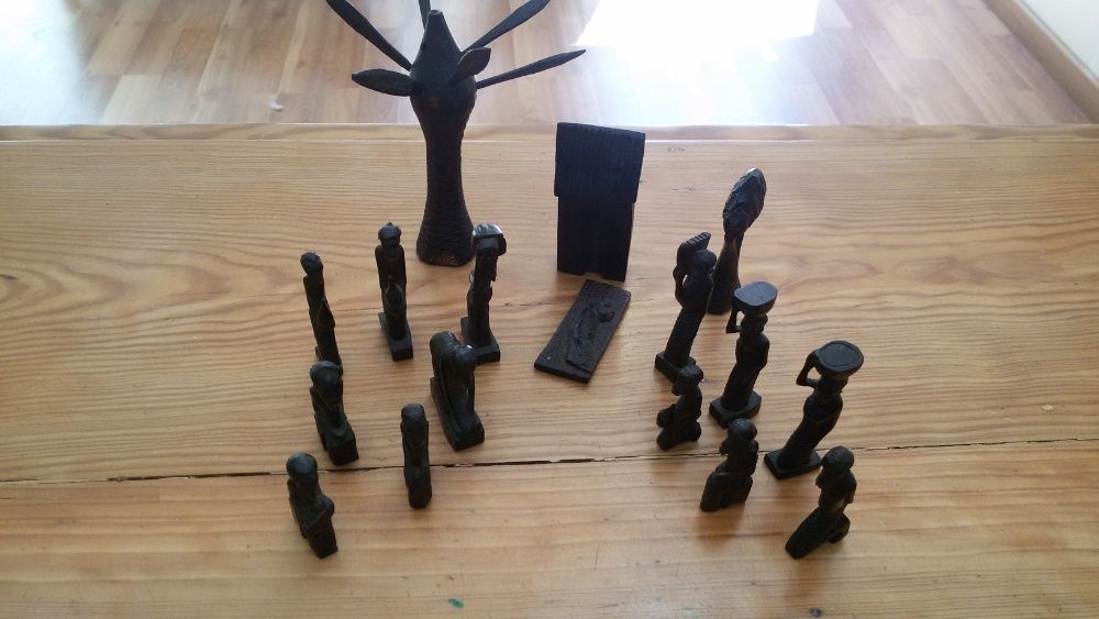 Aldeia africana antiga em Pau Preto