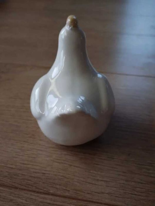 Porcelanowa Kura do Koszyczka Wielkanocnego Biała