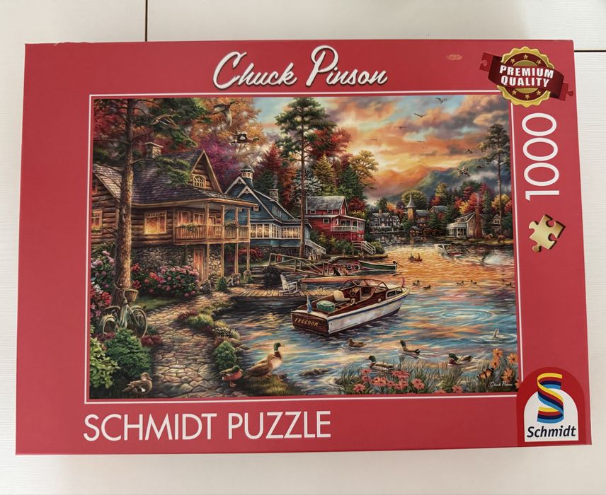 Puzzle PQ 1000 Chuck Pinson Domek na wakacje schmidt