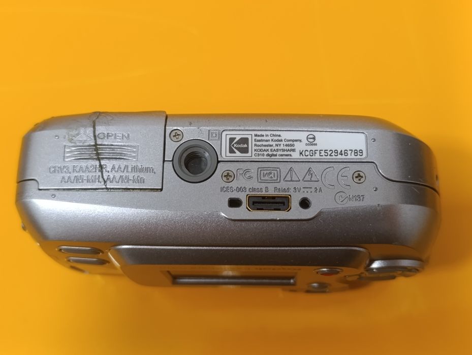 Aparat cyfrowy kompaktowy Kodak C310, na baterie AA, 99% OK