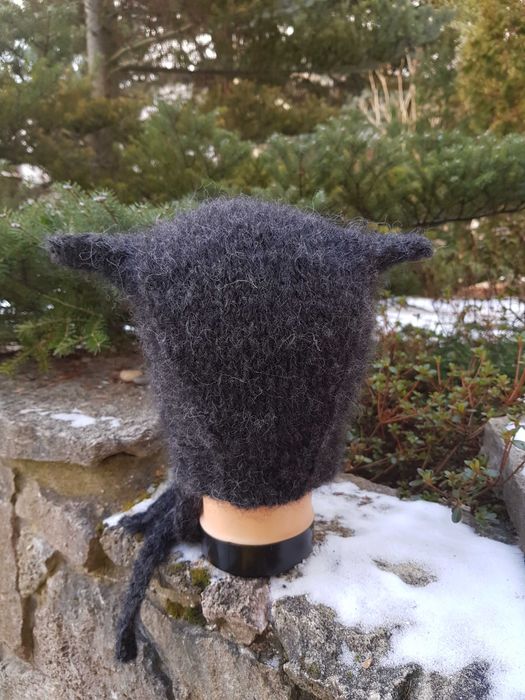 Czapka kot 54/56 alpaka/merynos