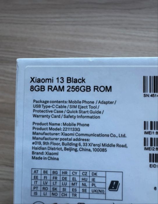 Xiaomi mi 13, 256 Gb , câmara Leica