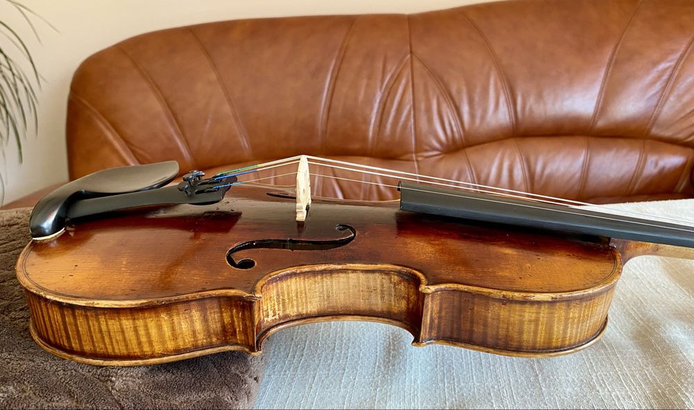 Skrzypce lutnicze 4/4 1929r. Kpl. Smyczek i futerał