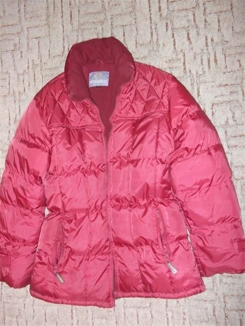Kurtka puchowa damska bordo L/XL - obniżka ceny