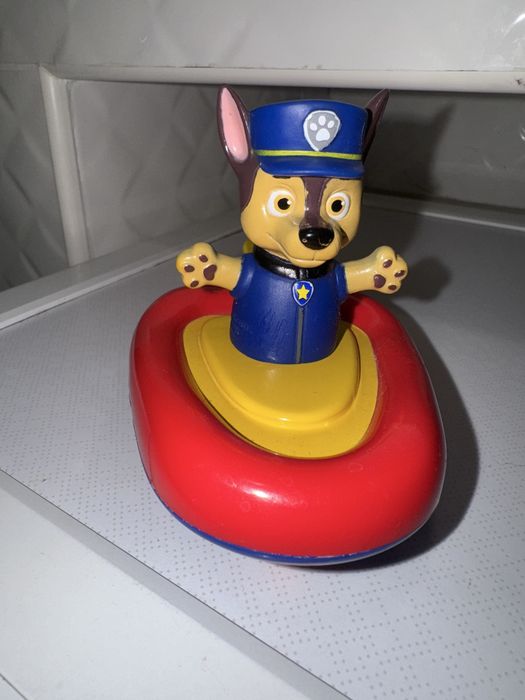 Іграшка Щенячий патруль для ванної Paw Patrol Гонщик заводний човник