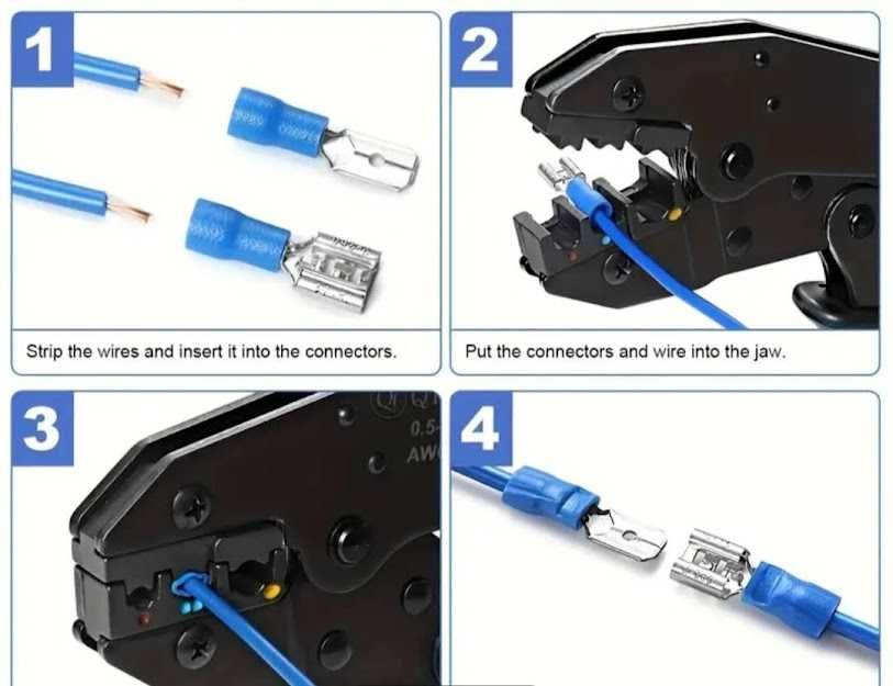 Набір ізоляційних конекторів для електропроводів, клеми 280 шт.