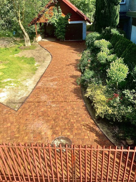 Brukarstwo Brukarz Układanie kostki brukowej