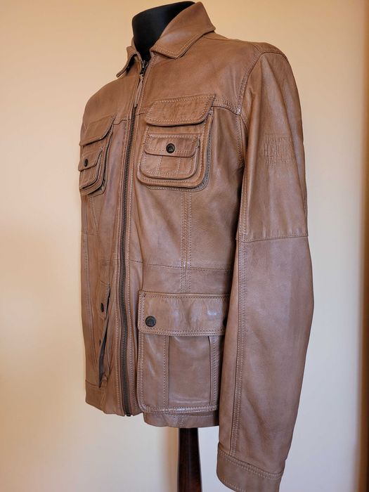 Wyjątkowa skórzana kurtka jacket, ramoneska od PEPE JEANS LONDON