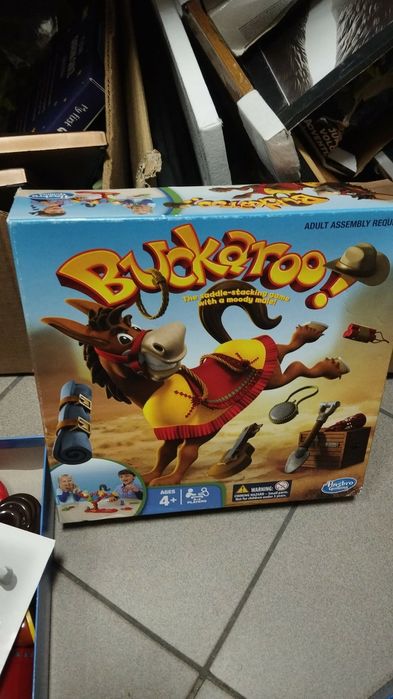 Gra zręcznościowa Hasbro Buckaroo skaczący koń,kompletna nowa, wersja angielskojęzyczna.