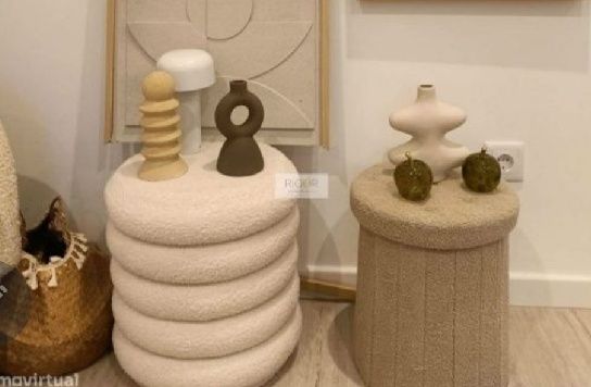 puffs de borreguilho novos