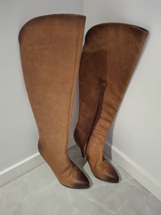 Skórzane buty damskie 39