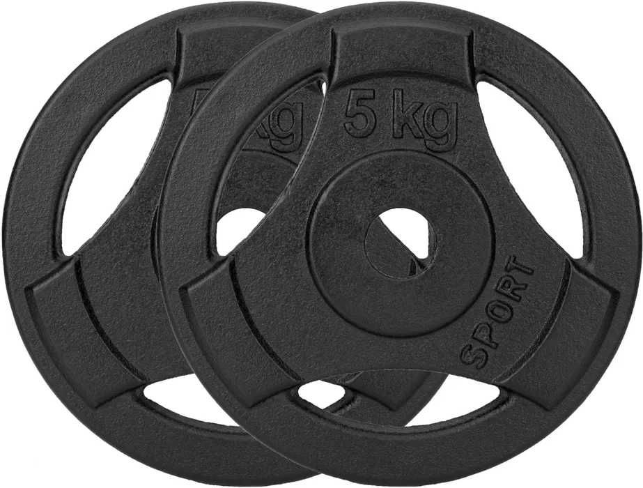 Obciążenie żeliwne 2x5kg kierownice 28mm zestaw 10kg SZ