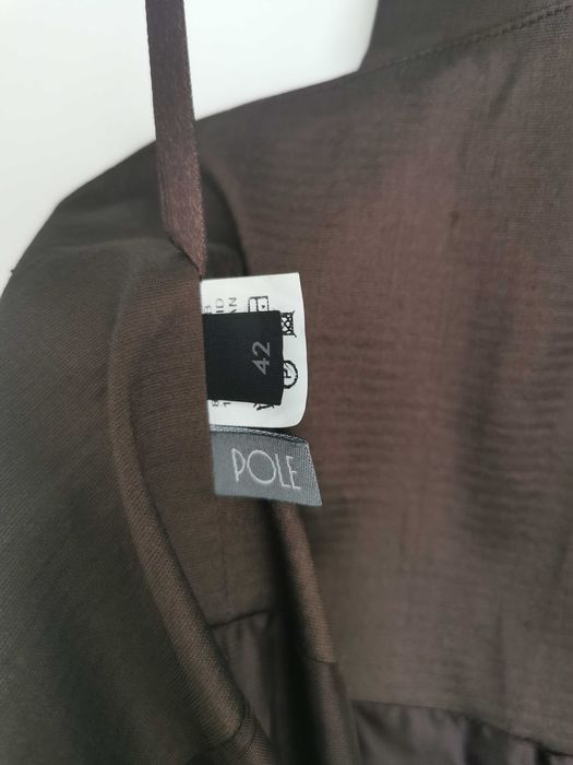 Odzieżowe Pole sukienka naturalny jedwab kor.42