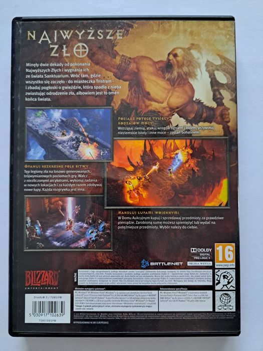 Gra Diablo 3 PC dvd