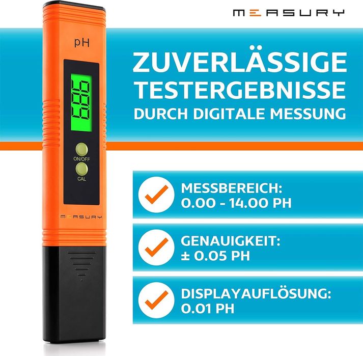 Miernik ph do akwarium measury plus zestaw mierników tds