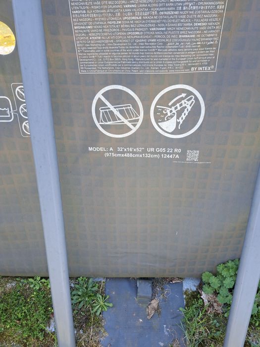 Basen ogrodowy kompletny