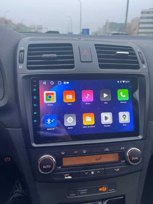 Auto Radio Toyota Avensis Android 2Din Ano 2008 até 2015