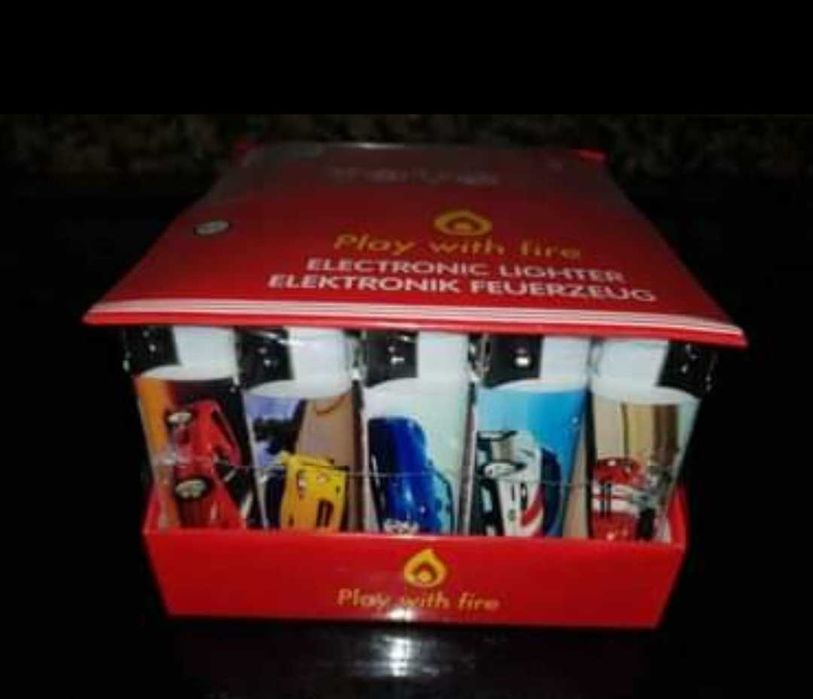 Isqueiros com imagem carregáveis e elétricos