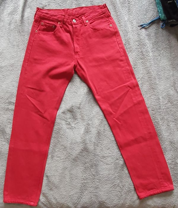 Calça Jeans Vermelha Levis