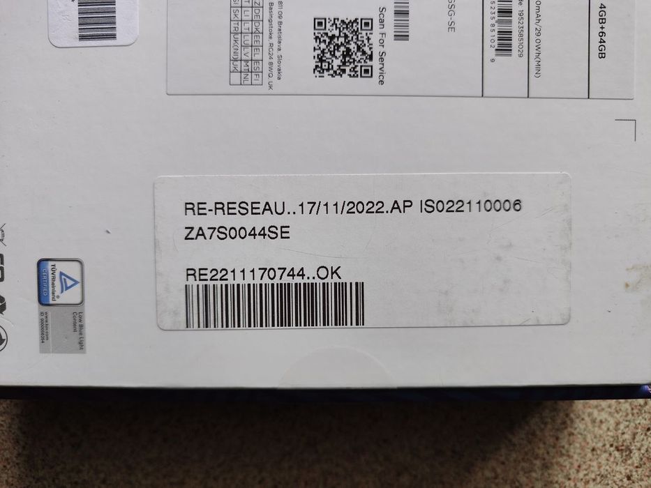 Lenovo Tab P11 TB-J606L 11" 4/­64GB LTE Android Slate Grey. Гарантія