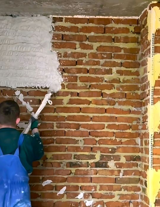 Гіпсова штукатурка , машинна штукатурка