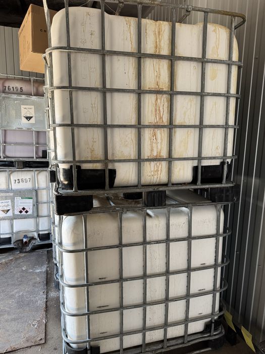 Єврокуб, бочка з краном пластикова. Перший злив