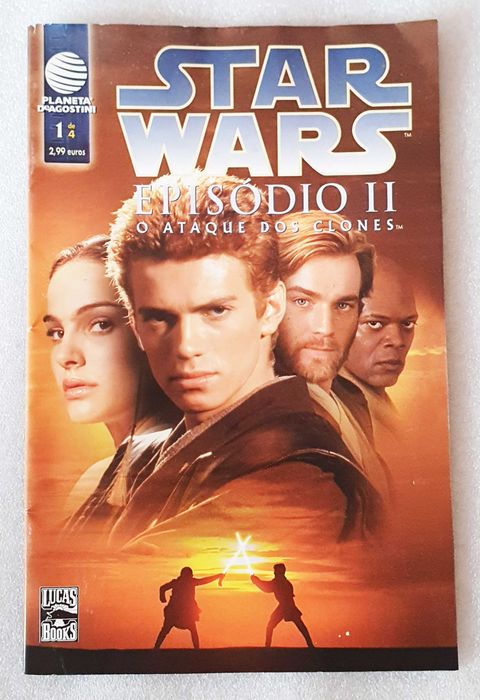 Livro BD ~ "STAR WARS - Episódio II - O Ataque dos Clones" ~ #1 ~ Agostini ~ 2002